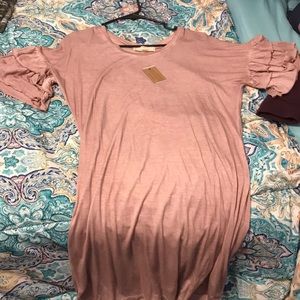 Ruffle sleeve dress size xl new with tags